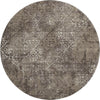 Piper Looms Mayfield Lattice AMF769 Fudge Machine Washable Area Rug Round Main Image