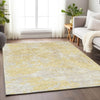 Piper Looms Mayfield Lattice AMF769 Gold Machine Washable Area Rug Lifestyle Image Feature