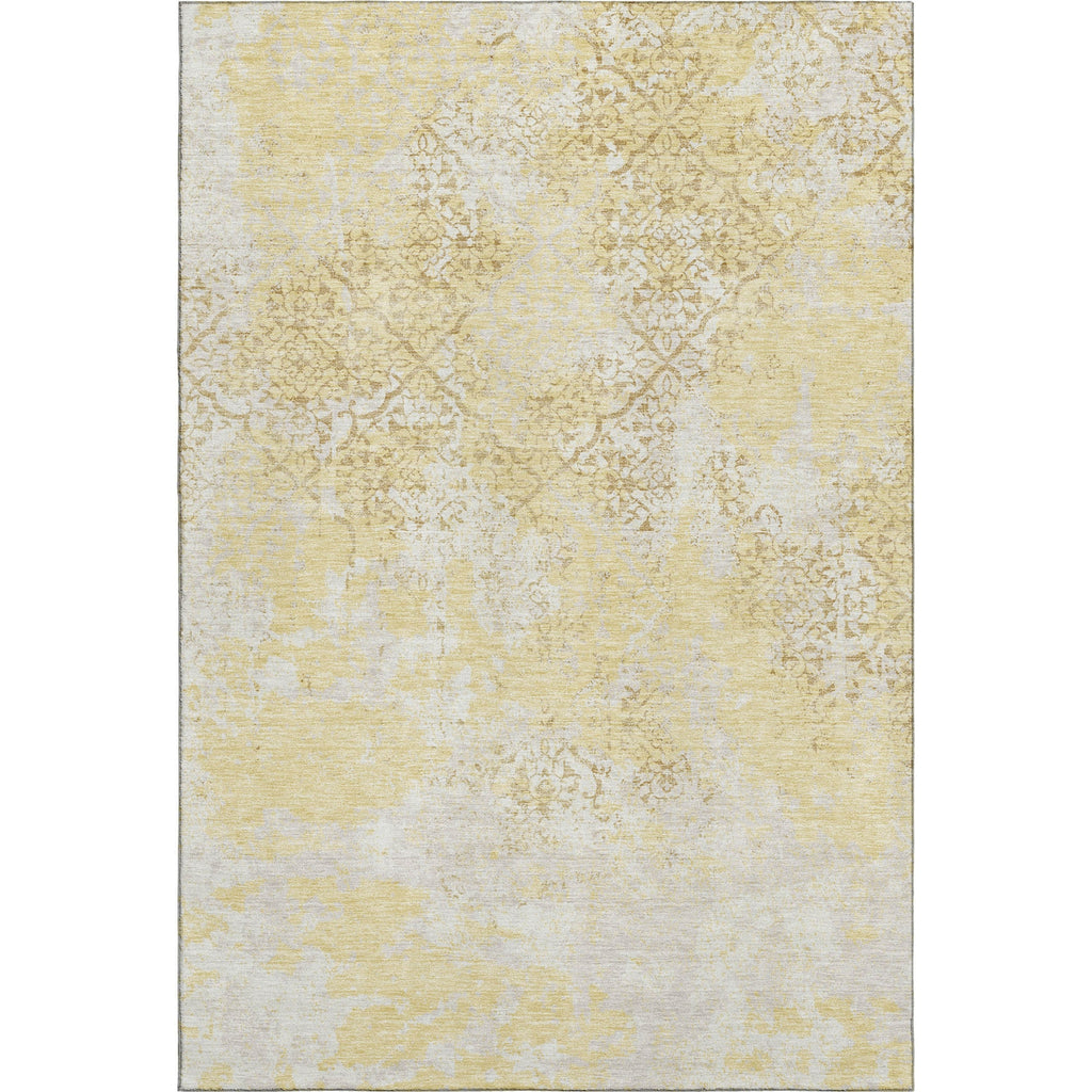 Piper Looms Mayfield Lattice AMF769 Gold Machine Washable Area Rug main image