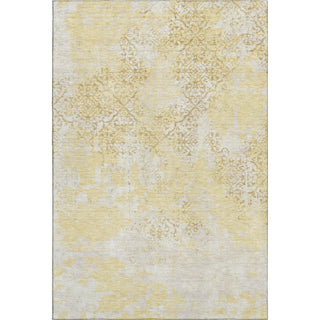 Piper Looms Mayfield Lattice AMF769 Gold Machine Washable Area Rug main image