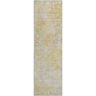 Piper Looms Mayfield Lattice AMF769 Gold Machine Washable Area Rug Runner Main Image