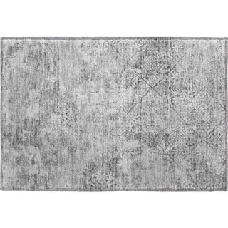 Piper Looms Mayfield Lattice AMF769 Gray Machine Washable Area Rug Scatter Main Image
