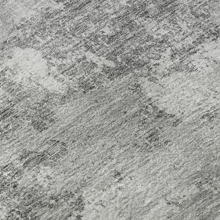 Piper Looms Mayfield Lattice AMF769 Gray Machine Washable Area Rug Swatch Image