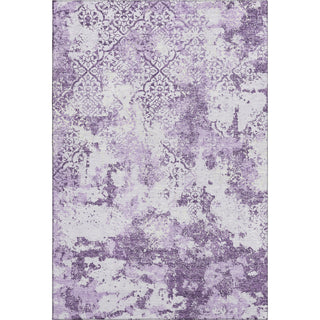 Piper Looms Mayfield Lattice AMF769 Lavender Machine Washable Area Rug main image
