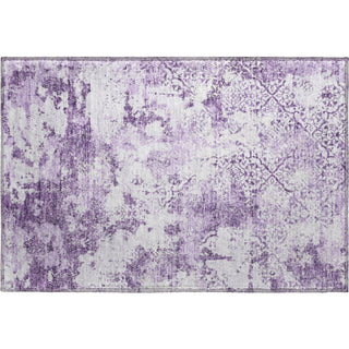 Piper Looms Mayfield Lattice AMF769 Lavender Machine Washable Area Rug Scatter Main Image
