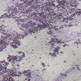 Piper Looms Mayfield Lattice AMF769 Lavender Machine Washable Area Rug Swatch Image