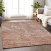 Piper Looms Mayfield Lattice AMF769 Salmon Machine Washable Area Rug Lifestyle Image Feature