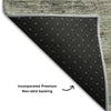 Piper Looms Mayfield Lattice AMF769 Taupe Machine Washable Area Rug Backing Image