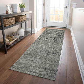 Piper Looms Mayfield Lattice AMF769 Taupe Machine Washable Area Rug Runner Lifestyle Image Feature