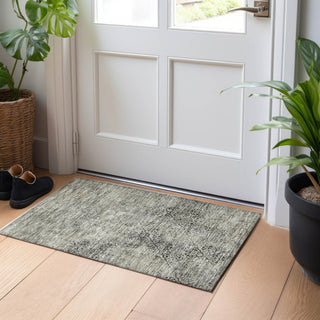 Piper Looms Mayfield Lattice AMF769 Taupe Machine Washable Area Rug Scatter Lifestyle Image Feature