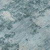 Piper Looms Mayfield Lattice AMF769 Teal Machine Washable Area Rug Swatch Image