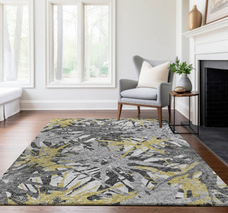 Piper Looms Mayfield Tropical AMF77 Gilded Machine Washable Area Rug Lifestyle Image Feature