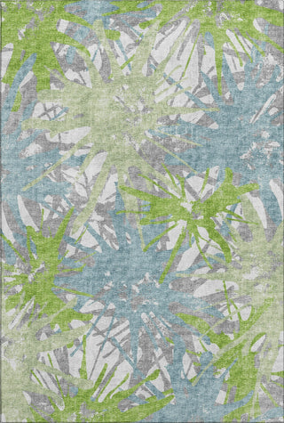 Piper Looms Mayfield Tropical AMF77 Green Machine Washable Area Rug main image
