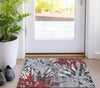 Piper Looms Mayfield Tropical AMF77 Red Machine Washable Area Rug Scatter Lifestyle Image Feature