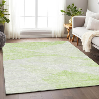Piper Looms Mayfield Modern AMF770 Aloe Machine Washable Area Rug Lifestyle Image Feature