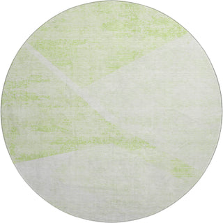 Piper Looms Mayfield Modern AMF770 Aloe Machine Washable Area Rug Round Main Image
