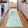 Piper Looms Mayfield Modern AMF770 Aqua Machine Washable Area Rug Runner Lifestyle Image Feature