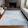 Piper Looms Mayfield Modern AMF770 Denim Machine Washable Area Rug Lifestyle Image Feature