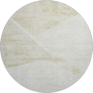 Piper Looms Mayfield Modern AMF770 Khaki Machine Washable Area Rug Round Main Image