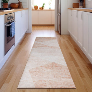 Piper Looms Mayfield Modern AMF770 Salmon Machine Washable Area Rug Runner Lifestyle Image Feature