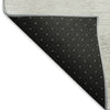 Piper Looms Mayfield Modern AMF770 Silver Machine Washable Area Rug Backing Image