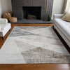 Piper Looms Mayfield Modern AMF770 Silver Machine Washable Area Rug Lifestyle Image Feature