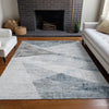Piper Looms Mayfield Modern AMF770 Sky Machine Washable Area Rug Lifestyle Image Feature