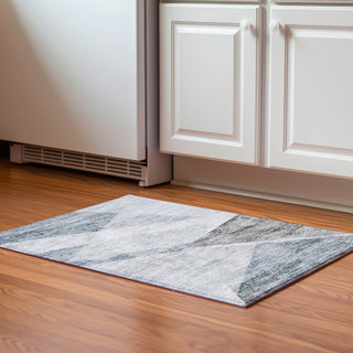 Piper Looms Mayfield Modern AMF770 Sky Machine Washable Area Rug Scatter Lifestyle Image Feature