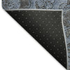 Piper Looms Mayfield Floral AMF771 Blue Machine Washable Area Rug Backing Image