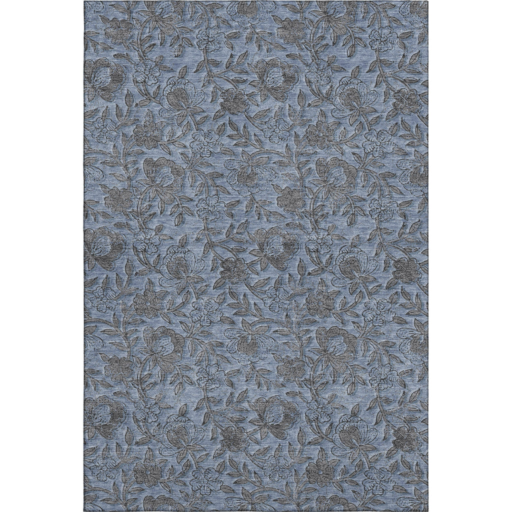 Piper Looms Mayfield Floral AMF771 Blue Machine Washable Area Rug main image