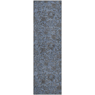 Piper Looms Mayfield Floral AMF771 Blue Machine Washable Area Rug Runner Main Image