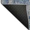Piper Looms Mayfield Floral AMF771 Denim Machine Washable Area Rug Backing Image