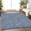 Piper Looms Mayfield Floral AMF771 Denim Machine Washable Area Rug Lifestyle Image Feature