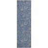 Piper Looms Mayfield Floral AMF771 Denim Machine Washable Area Rug Runner Main Image