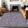 Piper Looms Mayfield Floral AMF771 Eggplant Machine Washable Area Rug Lifestyle Image Feature