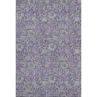 Piper Looms Mayfield Floral AMF771 Eggplant Machine Washable Area Rug main image