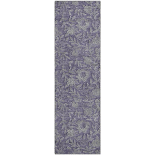 Piper Looms Mayfield Floral AMF771 Eggplant Machine Washable Area Rug Runner Main Image