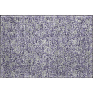 Piper Looms Mayfield Floral AMF771 Eggplant Machine Washable Area Rug Scatter Main Image