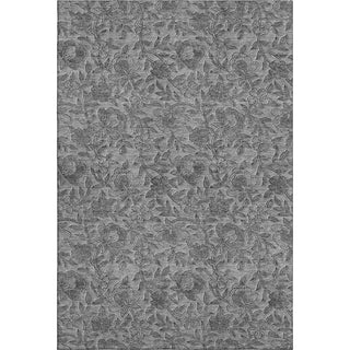 Piper Looms Mayfield Floral AMF771 Gray Machine Washable Area Rug main image
