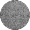 Piper Looms Mayfield Floral AMF771 Gray Machine Washable Area Rug Round Main Image