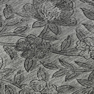 Piper Looms Mayfield Floral AMF771 Gray Machine Washable Area Rug Swatch Image