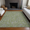 Piper Looms Mayfield Floral AMF771 Olive Machine Washable Area Rug Lifestyle Image Feature