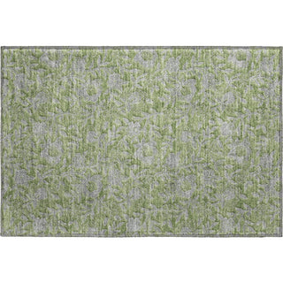 Piper Looms Mayfield Floral AMF771 Olive Machine Washable Area Rug Scatter Main Image