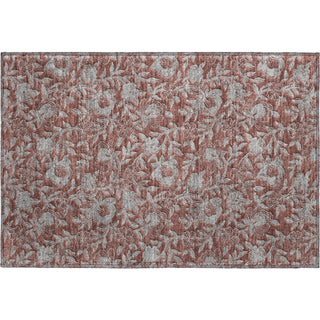 Piper Looms Mayfield Floral AMF771 Paprika Machine Washable Area Rug Scatter Main Image