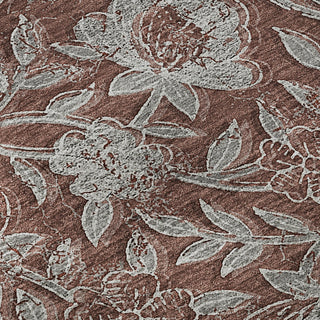 Piper Looms Mayfield Floral AMF771 Paprika Machine Washable Area Rug Swatch Image