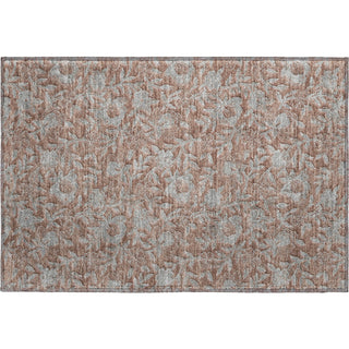 Piper Looms Mayfield Floral AMF771 Terracotta Machine Washable Area Rug Scatter Main Image