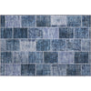 Piper Looms Mayfield Patchwork AMF772 Blue Machine Washable Area Rug Scatter Main Image