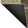 Piper Looms Mayfield Patchwork AMF772 Brown Machine Washable Area Rug Backing Image
