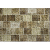 Piper Looms Mayfield Patchwork AMF772 Brown Machine Washable Area Rug Scatter Main Image