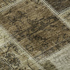 Piper Looms Mayfield Patchwork AMF772 Brown Machine Washable Area Rug Swatch Image